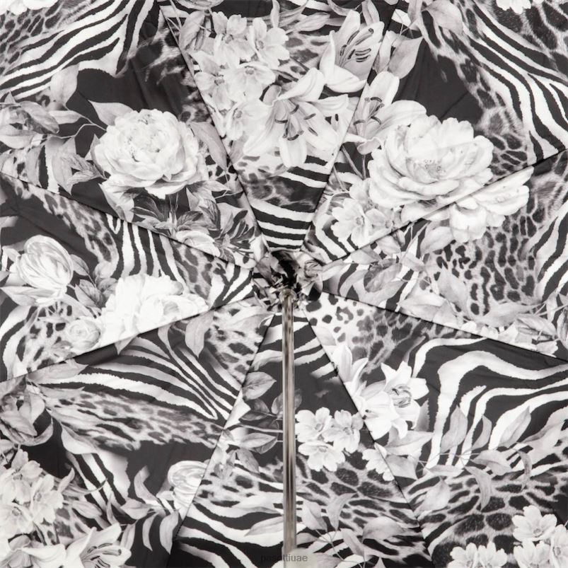 مظلة | 189n 9c458-9 p34 - مظلة حيوانية مع ورود فضية PASOTTI Z446V422